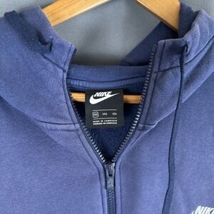 Nike Sportswear Pullover Mens 3XL Blue  Fleece Half Zip Sweatshirt DD4732-064